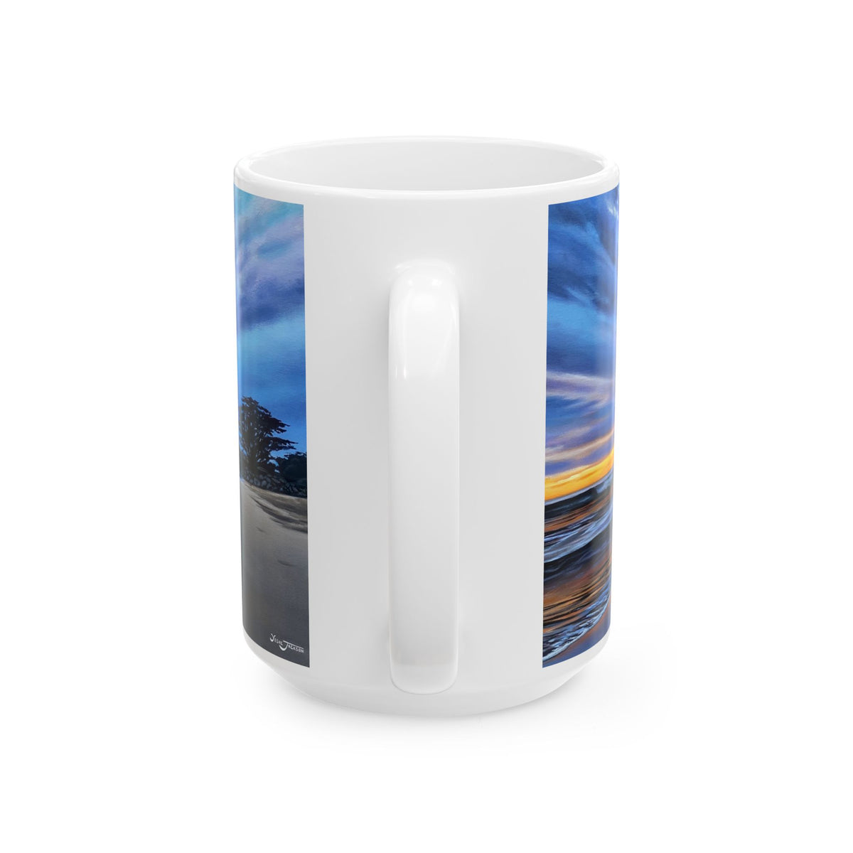 Ceramic Mug, (11oz, 15oz) 20th Avenue Twilight