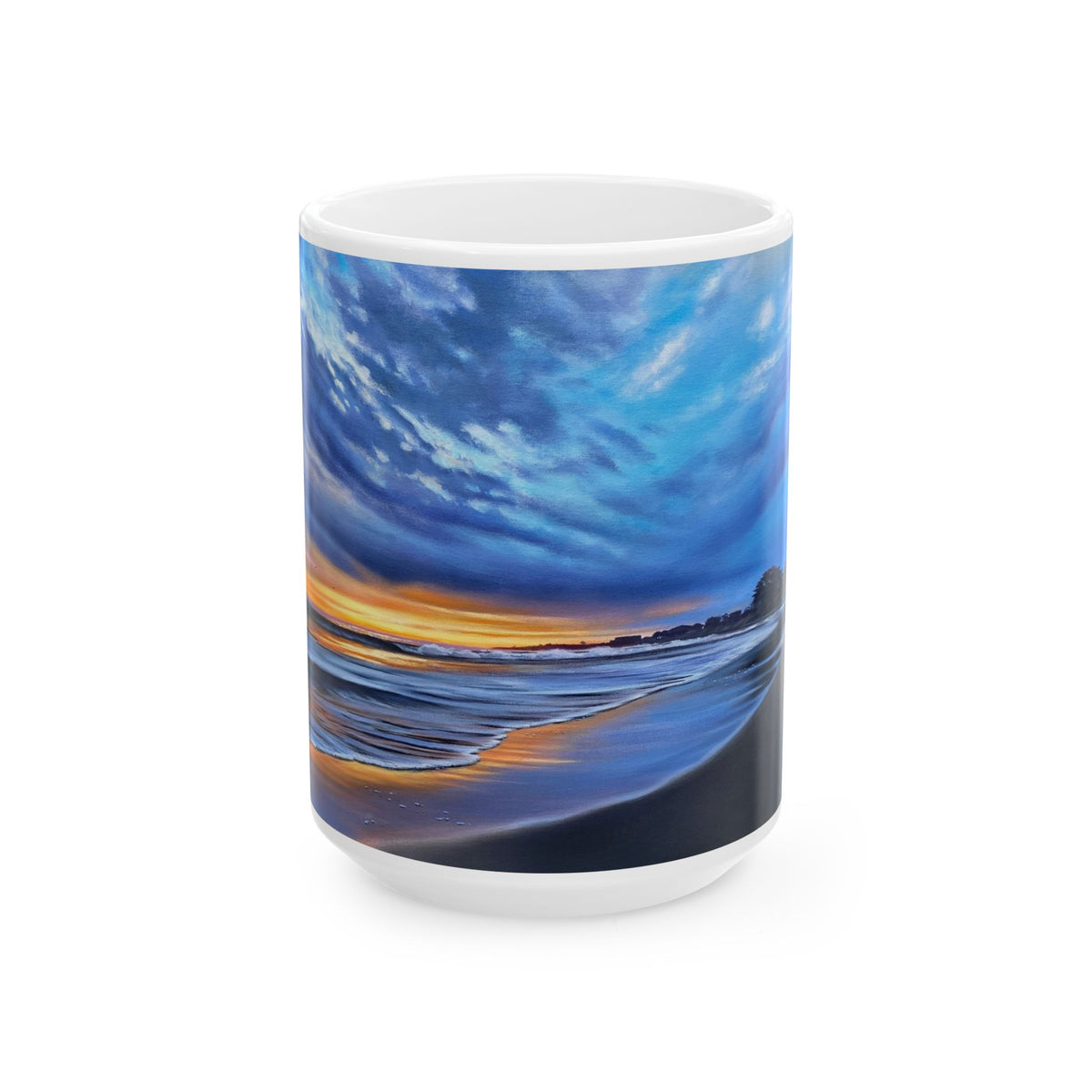 Ceramic Mug, (11oz, 15oz) 20th Avenue Twilight