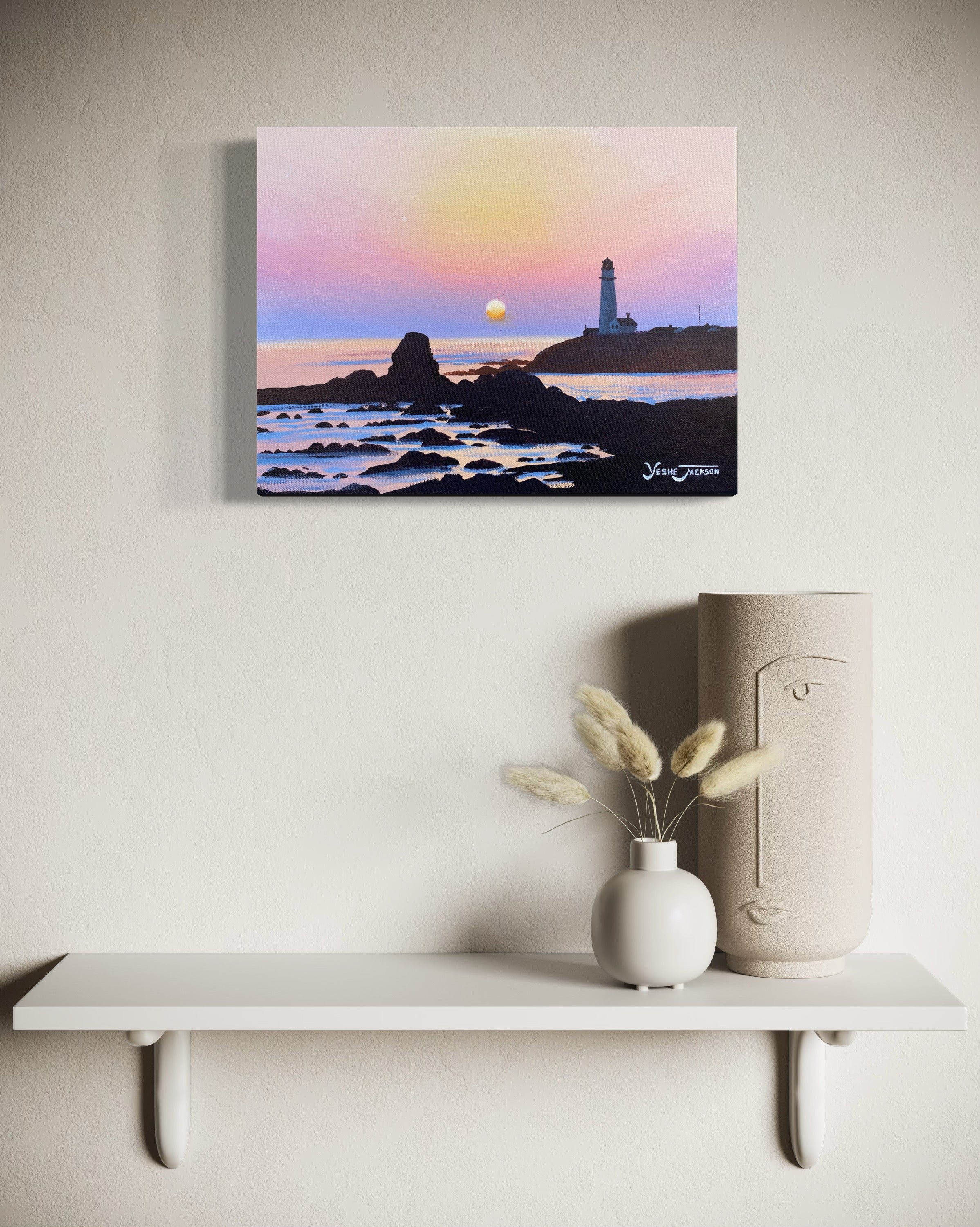 Peace is the Point, acrylic on canvas 11x14 inches