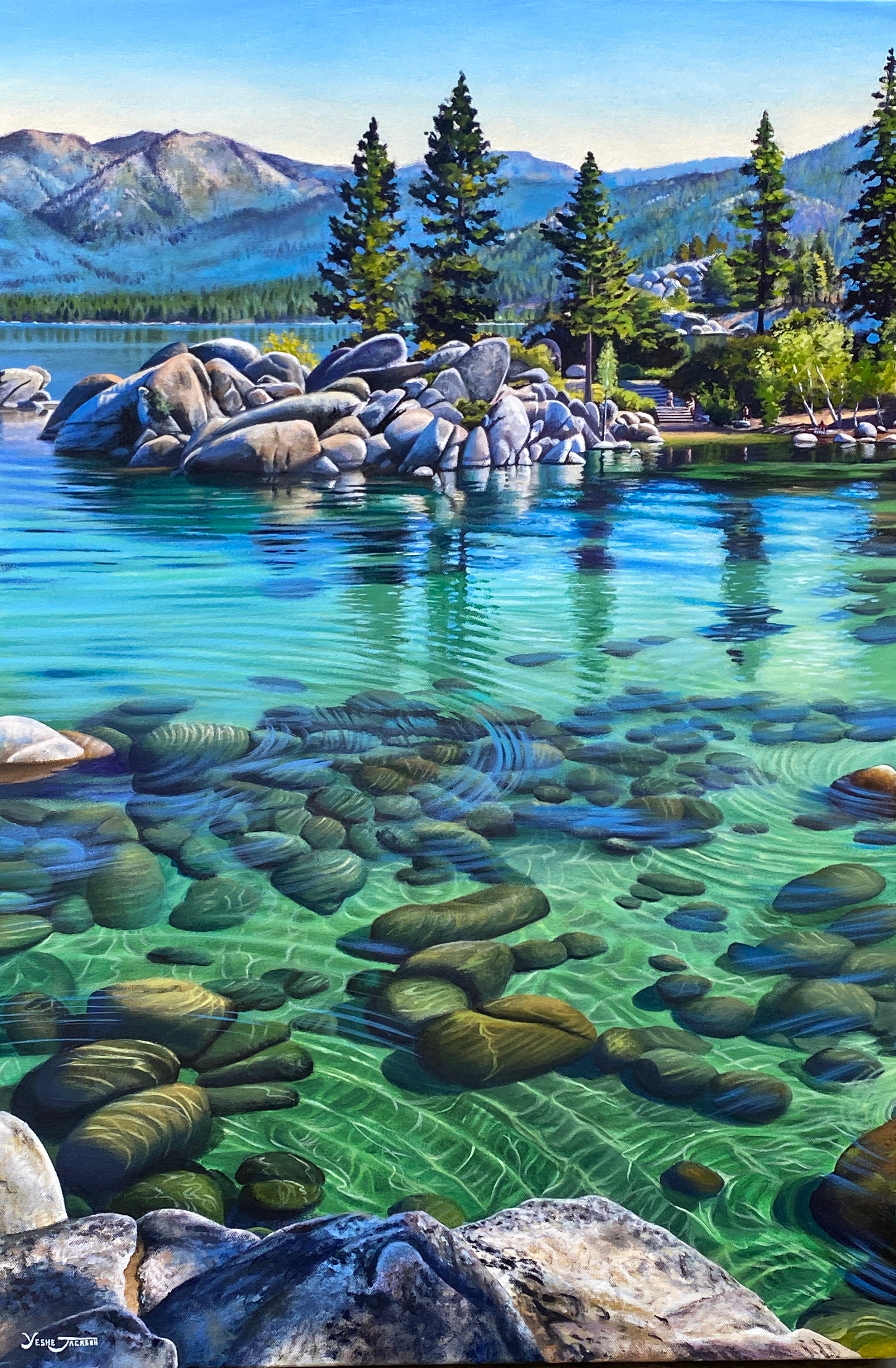 Paper Print - Sand Harbor Summer