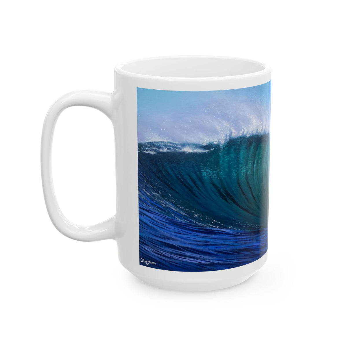 Ceramic Mug, (11oz, 15oz) Emerald Palace