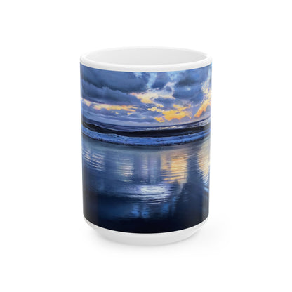 Ceramic Mug, (11oz, 15oz) Here in the Dark