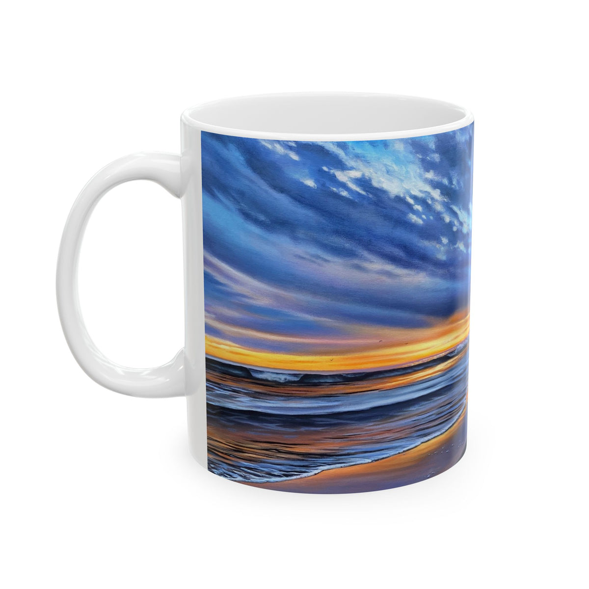 Ceramic Mug, (11oz, 15oz) 20th Avenue Twilight