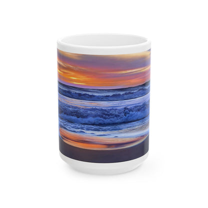 Ceramic Mug, (11oz, 15oz) Ocean Lover