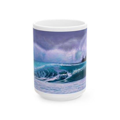 Ceramic Mug, (11oz, 15oz) Double Barrel