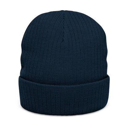 Ribbed Knit Beanie (Embroidery)