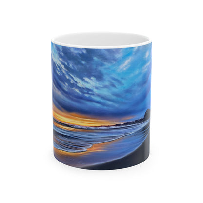 Ceramic Mug, (11oz, 15oz) 20th Avenue Twilight