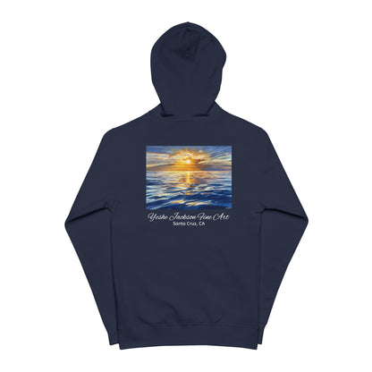 Unisex Fleece Zip Up Hoodie