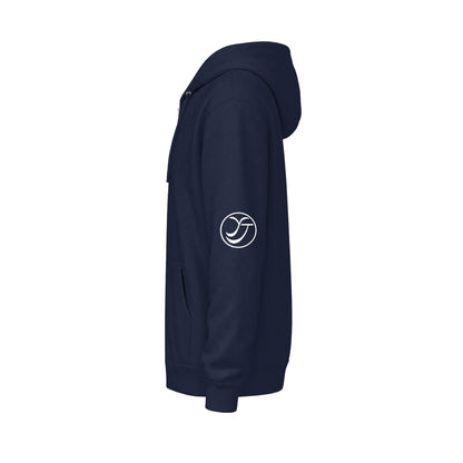 Unisex Fleece Zip Up Hoodie