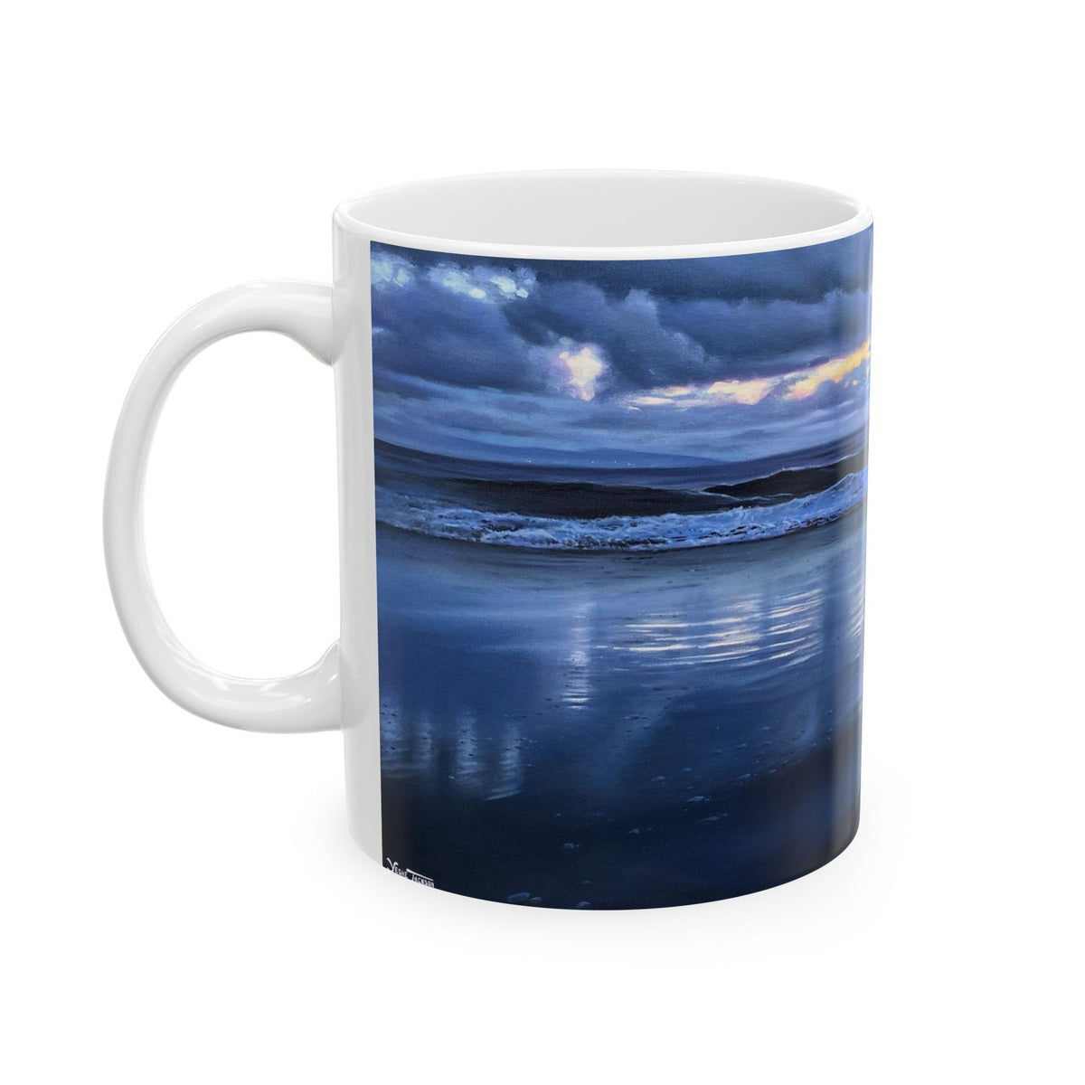 Ceramic Mug, (11oz, 15oz) Here in the Dark
