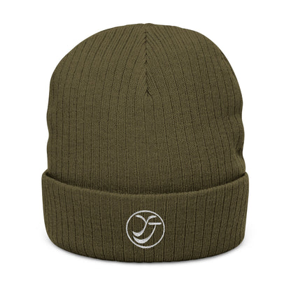 Ribbed Knit Beanie (Embroidery)