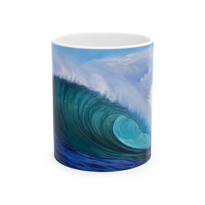 Ceramic Mug, (11oz, 15oz) Emerald Palace
