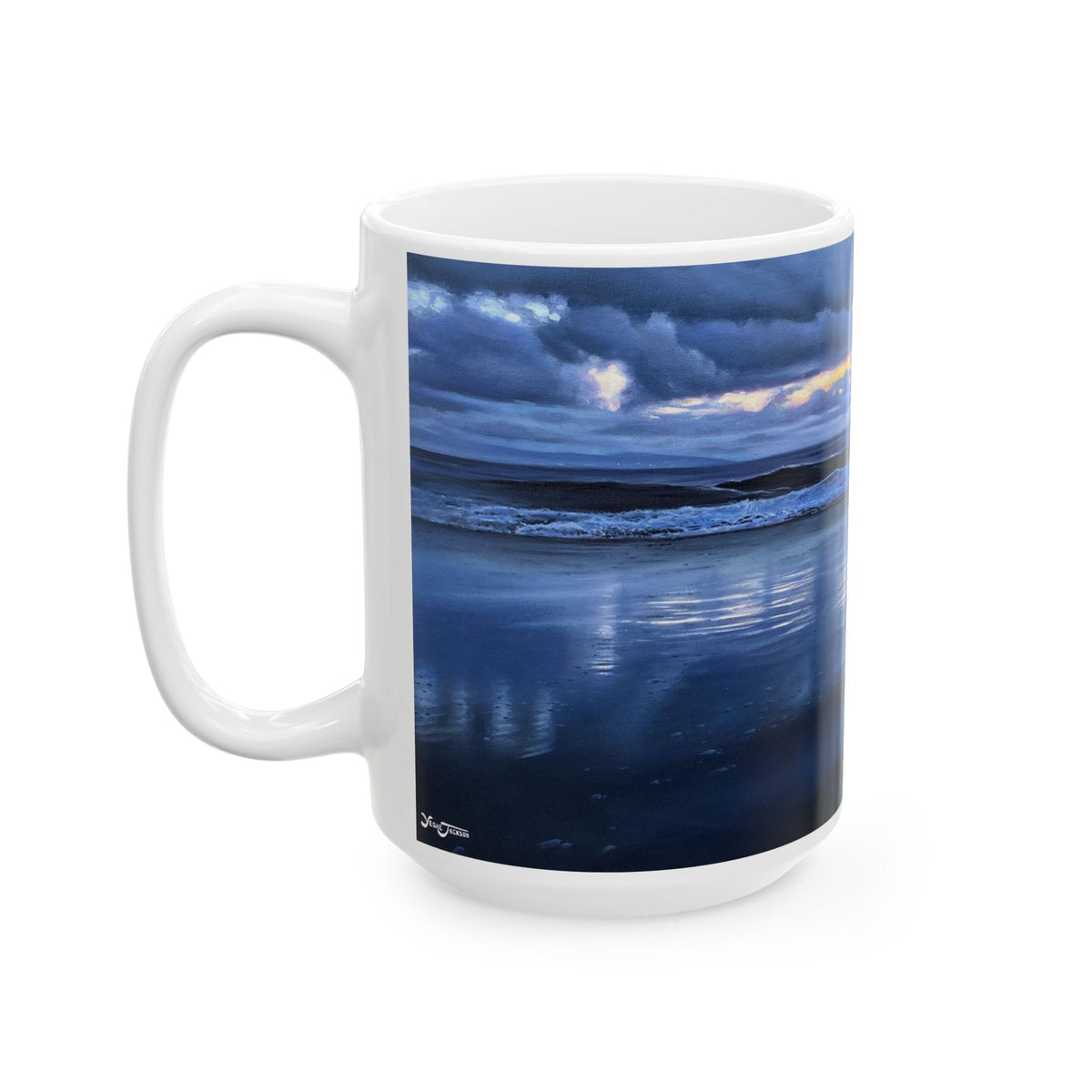 Ceramic Mug, (11oz, 15oz) Here in the Dark