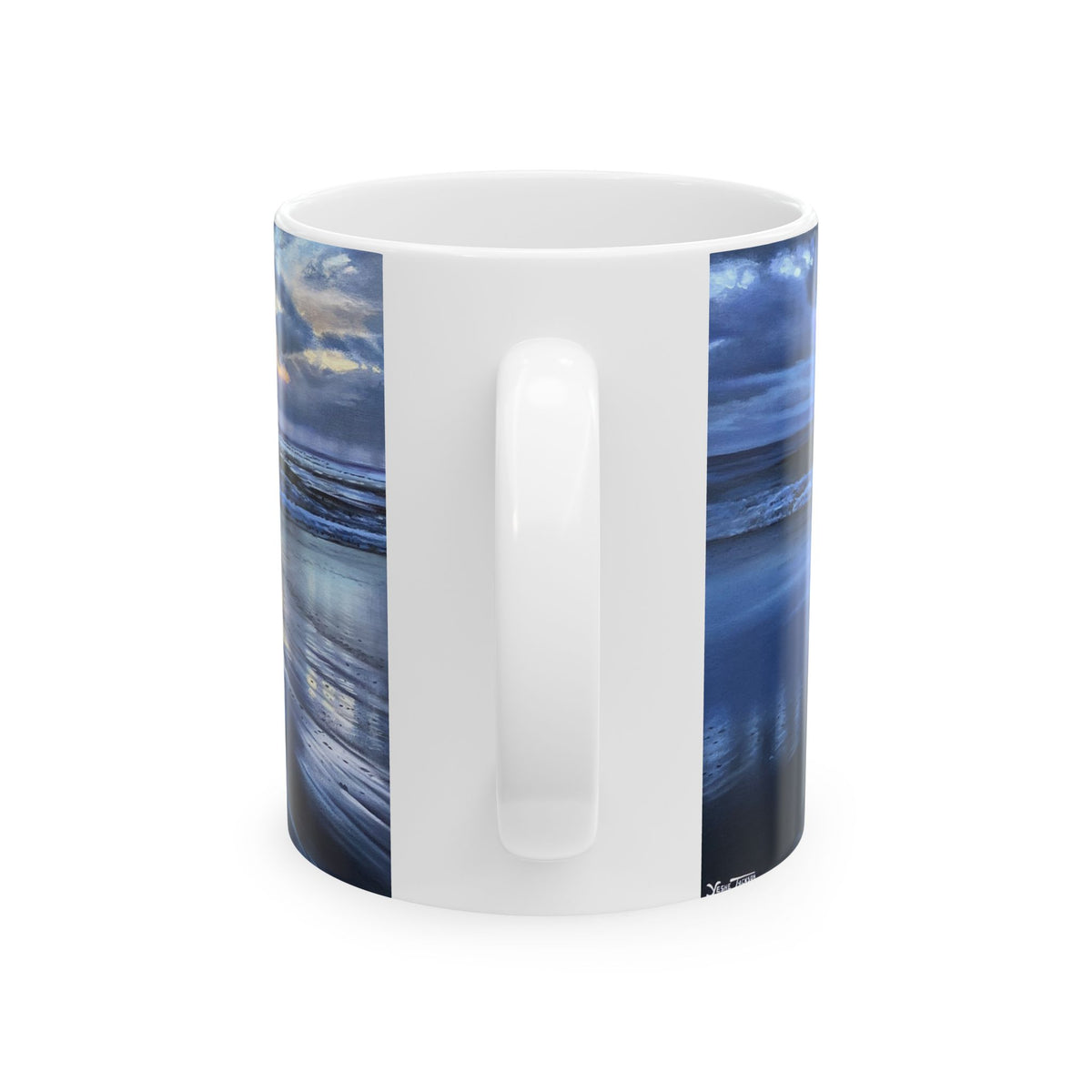 Ceramic Mug, (11oz, 15oz) Here in the Dark