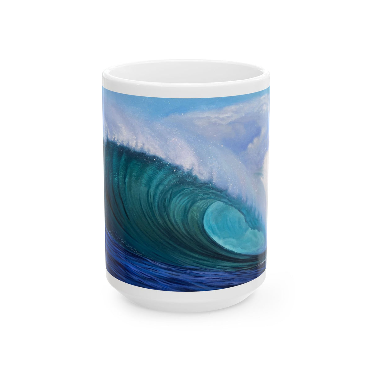Ceramic Mug, (11oz, 15oz) Emerald Palace