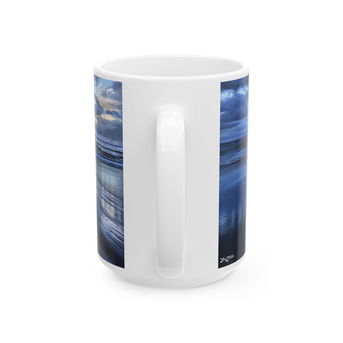 Ceramic Mug, (11oz, 15oz) Here in the Dark