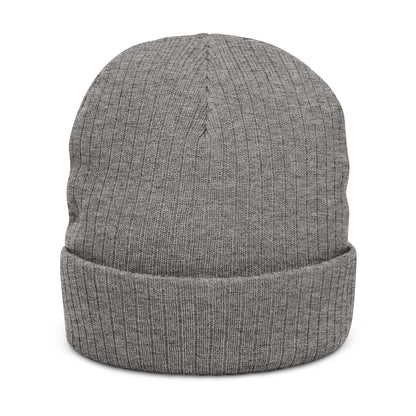Ribbed Knit Beanie (Embroidery)