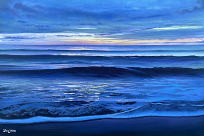 Depth of My Love, acrylic on canvas 24x36 inches
