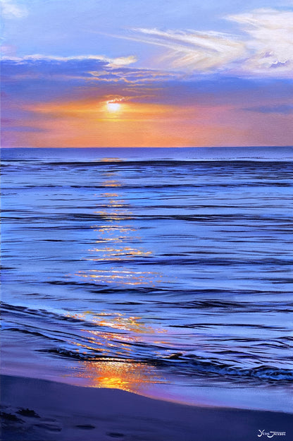 Ebb and Flow, acrylic on canvas 36x24 inches