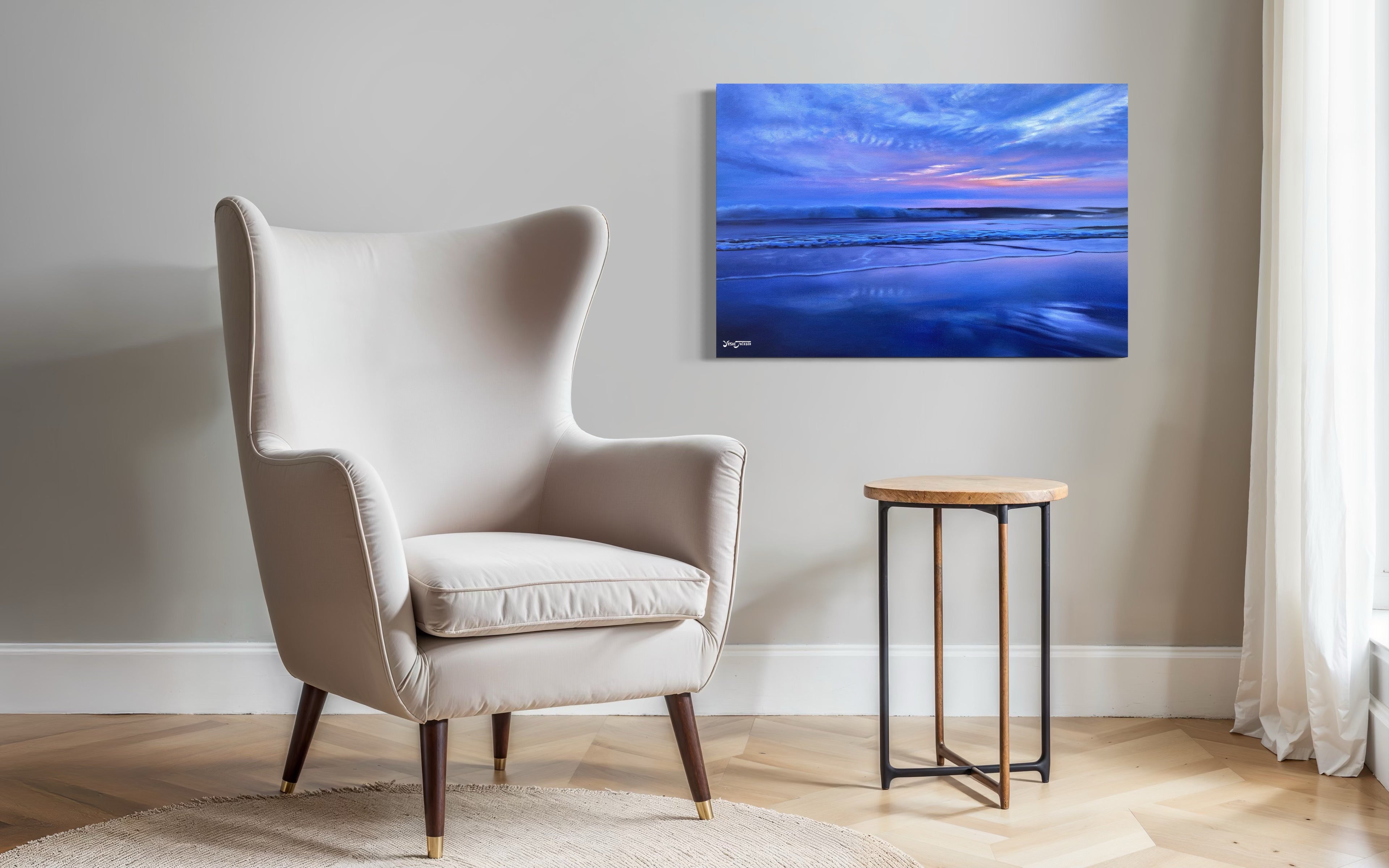 Hold the Light, acrylic on canvas 24x36 inches