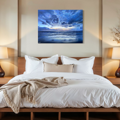 Moonlight Melody, acrylic on canvas 30x40 inches