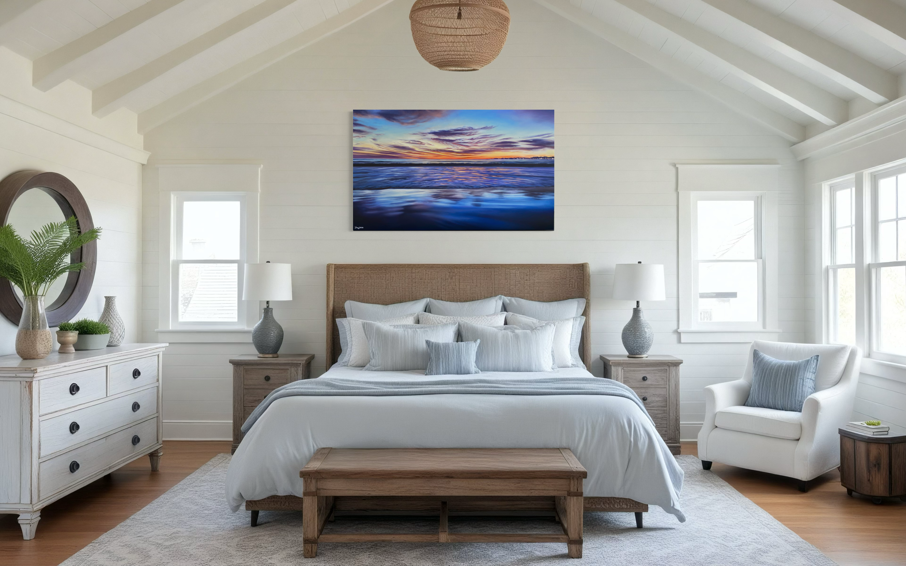 Somewhere in Time, acrylic on canvas 36x60 inches