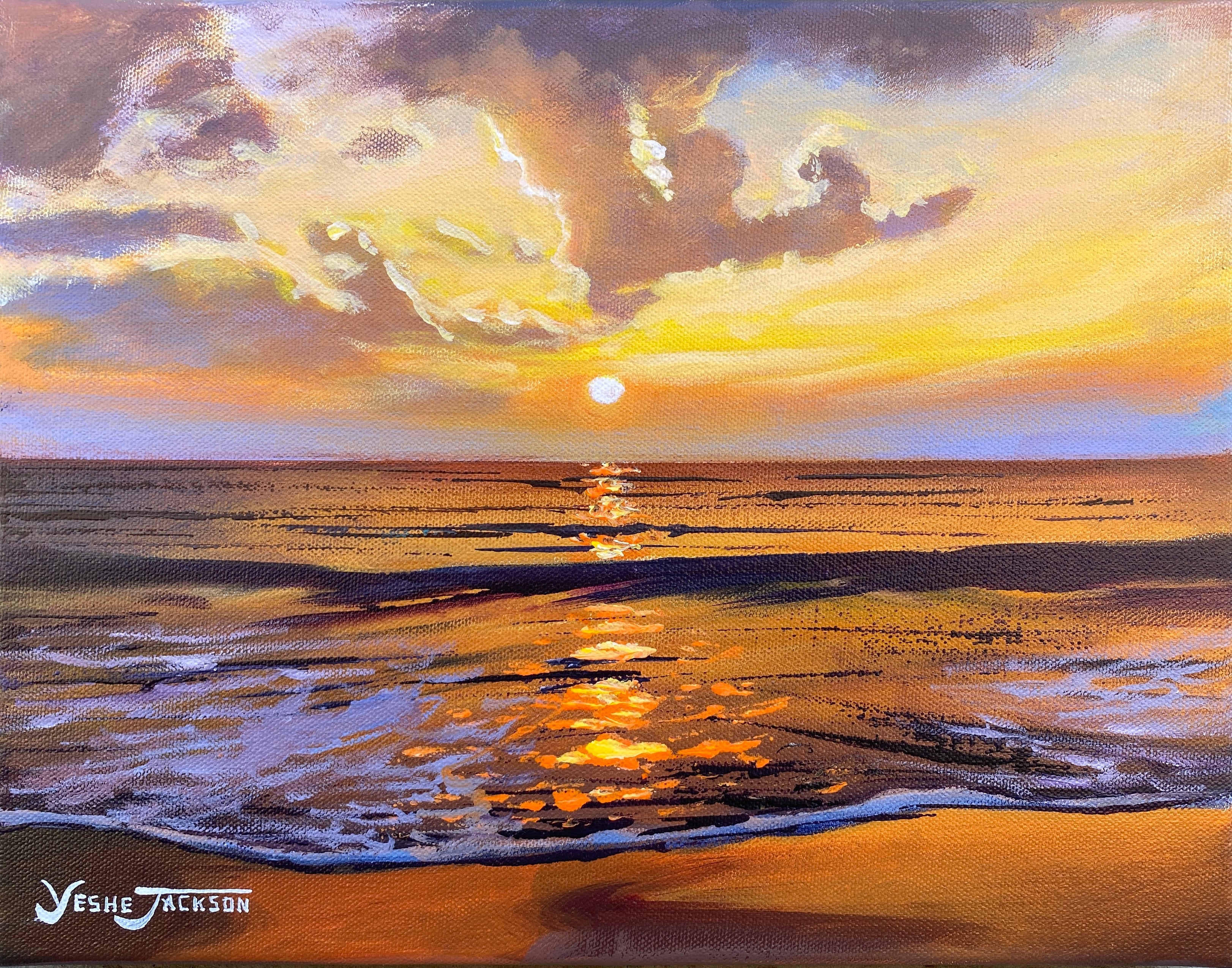 Maui Wowie, acrylic on canvas 11x14 inches