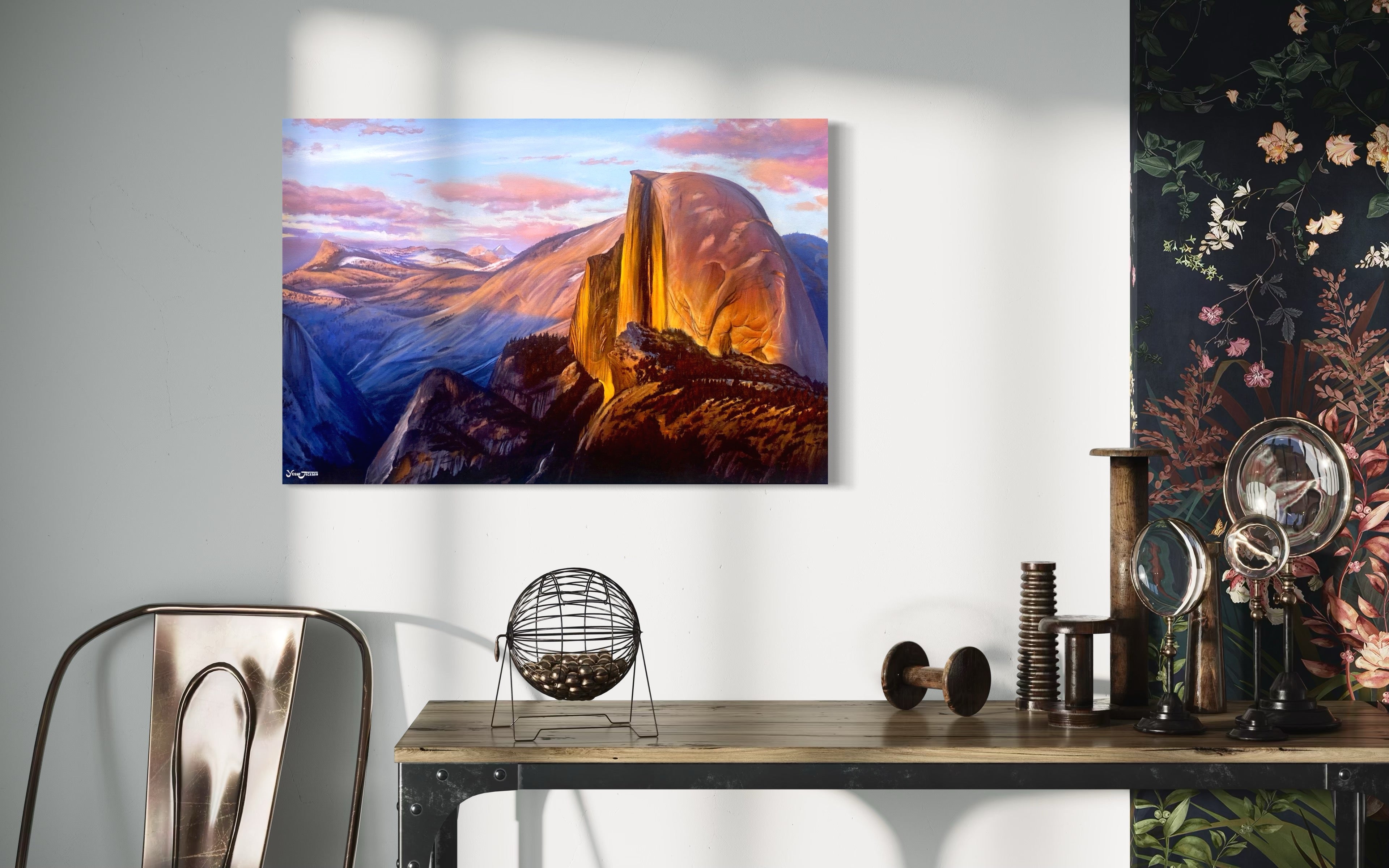 Yosemite Gold, acrylic on canvas 24x36 inches