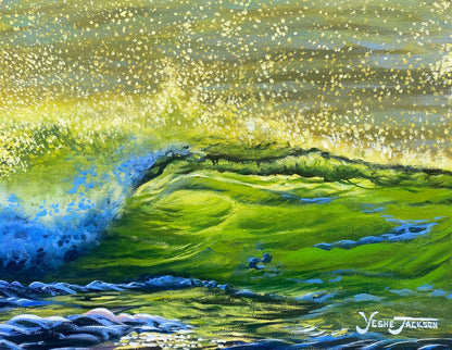 Limoncello, acrylic on canvas 11x14 inches