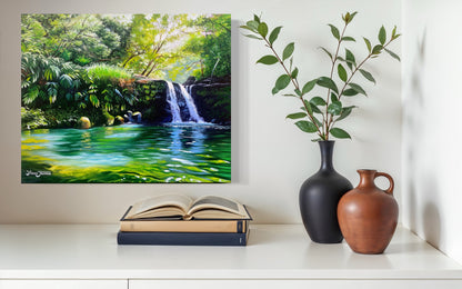 Lush and Bright, acrylic on canvas 16x20 inches