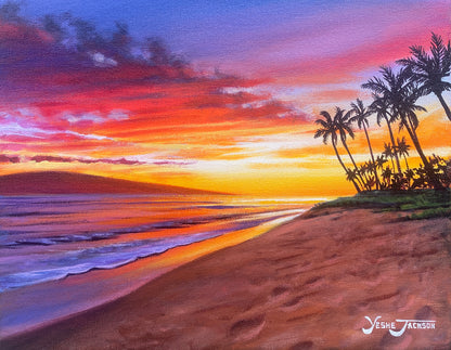 Maui Magic, acrylic on canvas 11x14 inches