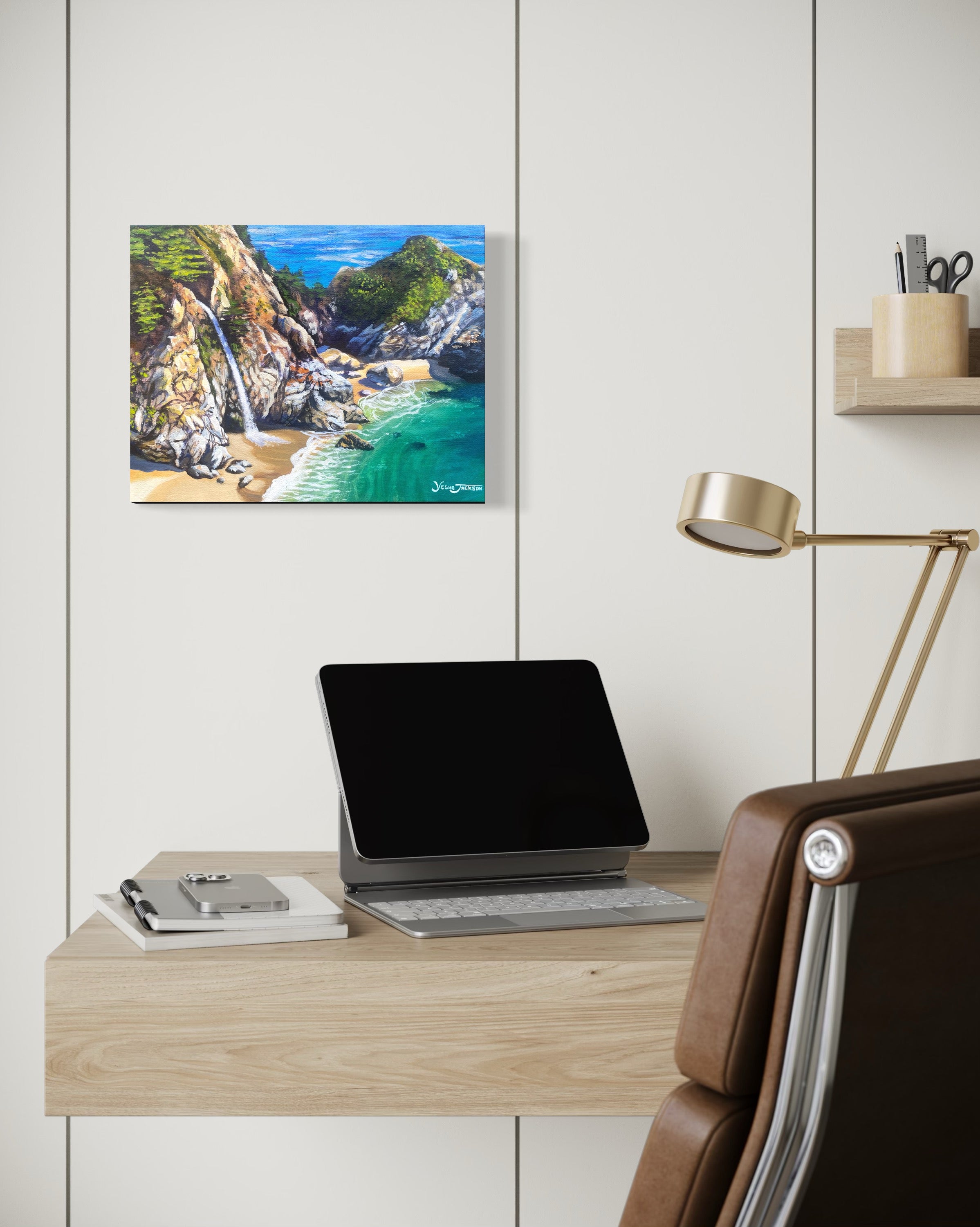 McWay on my Mind, acrylic on canvas 11x14 inches