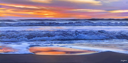 Ocean Lover, acrylic on canvas 24x48 inches